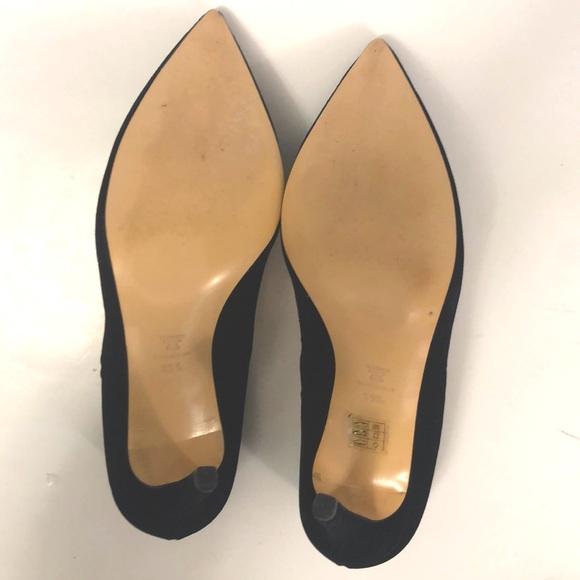 Browns Couture 39.5 Black Velvet High heel leather lining Like new Excellent - Picture 7 of 10